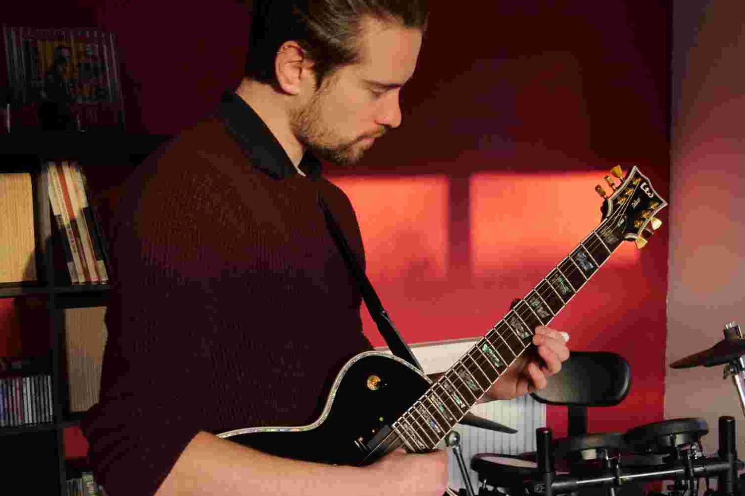 Kraken Musique, Accueil, cours de guitare, Thibaut Valéry