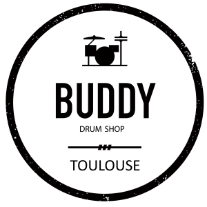 Logo Buddy Drum Shop TOULOUSE_black - copie